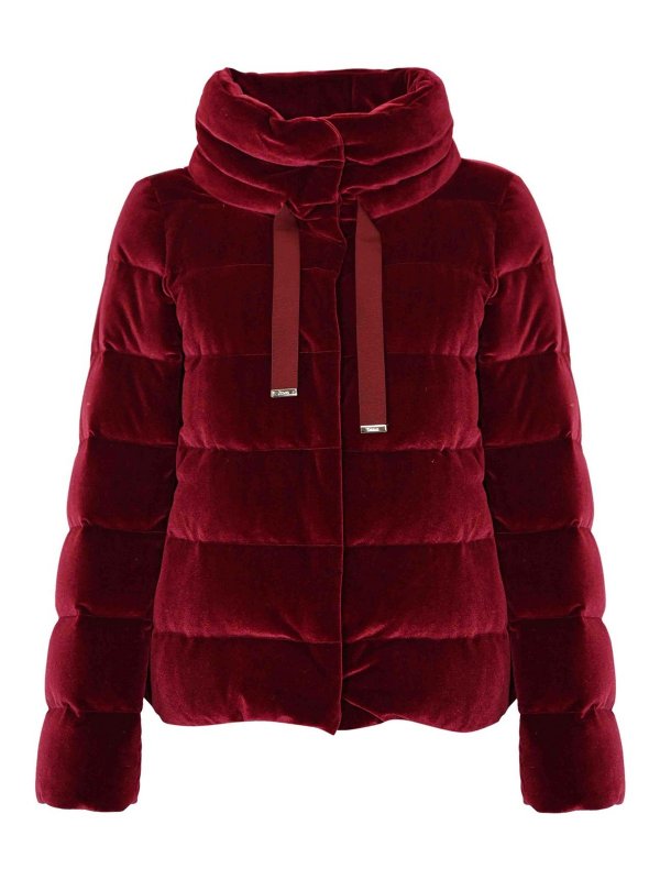 HERNO: Chaquetas y Chaquetones acolchados - Chaqueta Alcochada - Rojo Oscuro