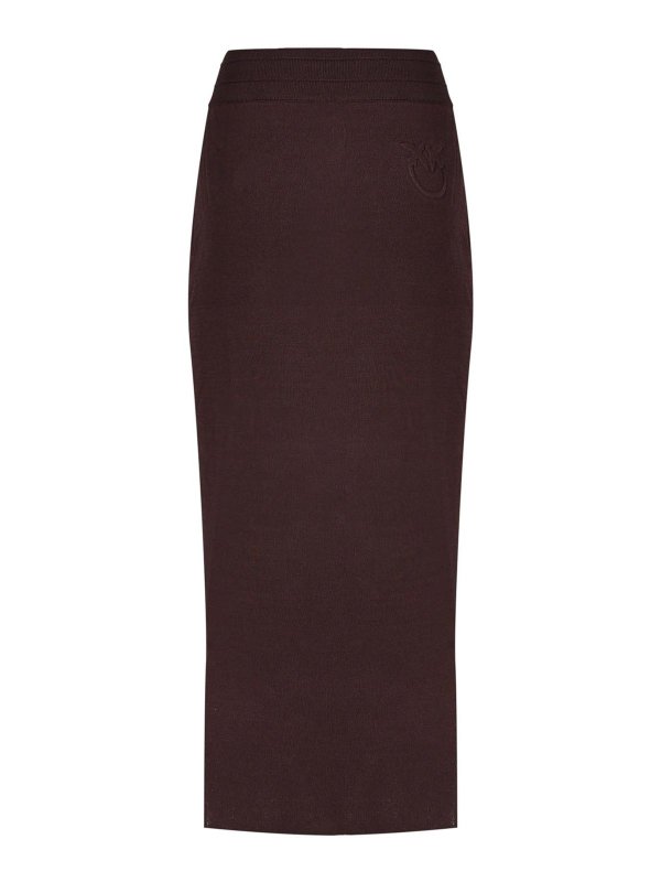 Pinko: gonne al ginocchio  e longuette online - Pantelleria Viscose Skirt