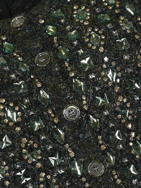 The Best Shops Pinko: cardigan - Vai ora a cardigan con ricamo gioiello