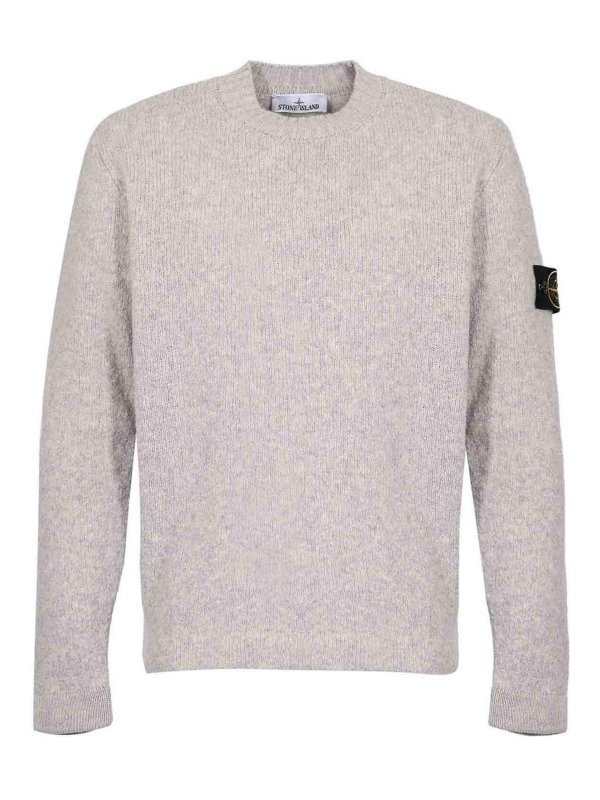 STONE ISLAND: Pull col rond - Pull Col Rond - Gris Foncé