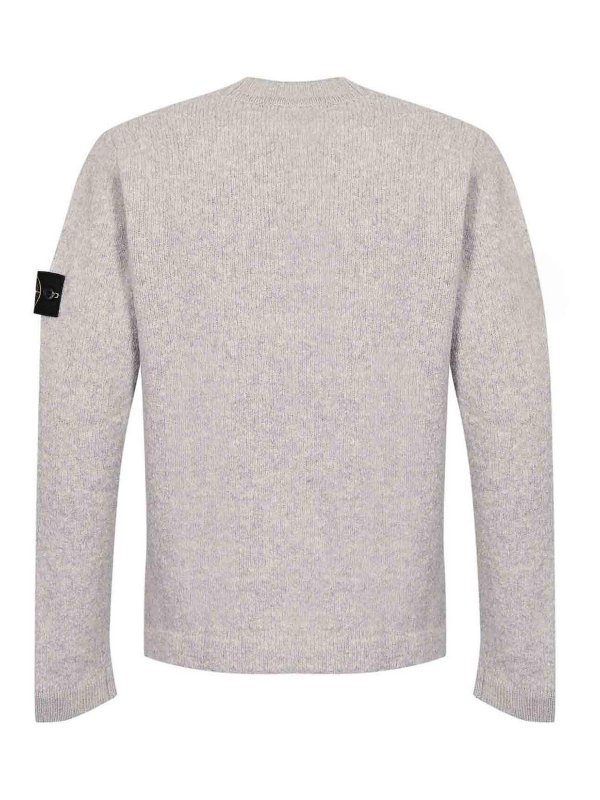 STONE ISLAND: Pull col rond online - Pull Col Rond - Gris Foncé