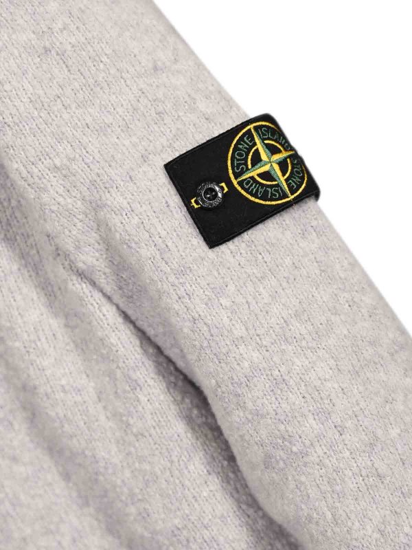 The Best Shops STONE ISLAND: Pull col rond - Pull Col Rond - Gris Foncé