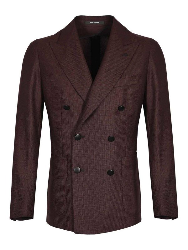TAGLIATORE: blazers - Double-Breasted Wool Jacket