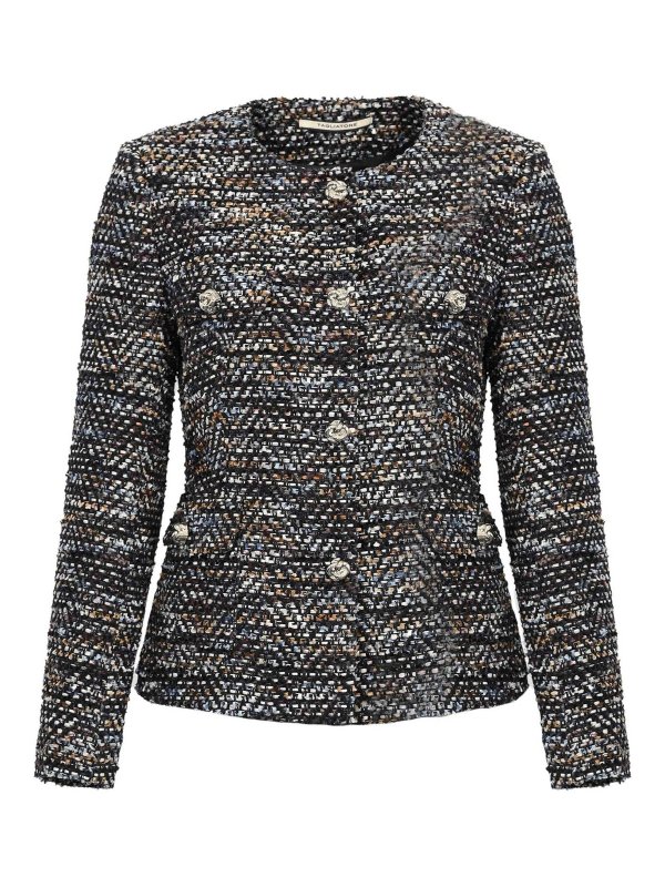 TAGLIATORE: crew necks - Jodie Tweed Jacket