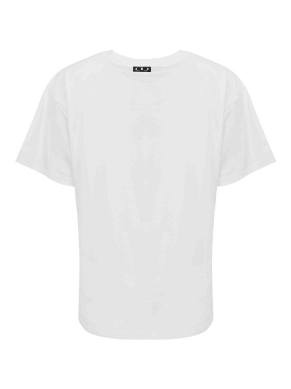 TWINSET: t-shirts online - Oversized Cotton T-Shirt