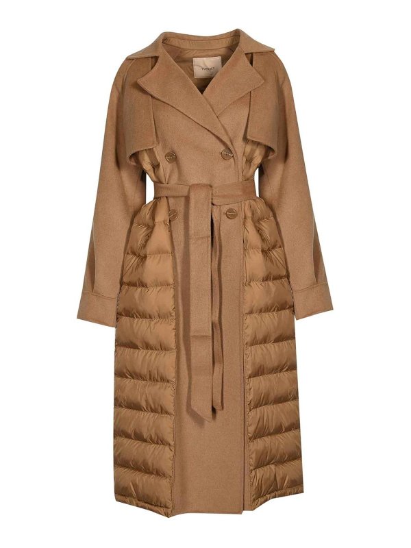 TWINSET: cappotti al ginocchio - Cappotto di lana