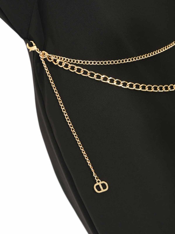 The Best Shops TWINSET: ニーレングスドレス - 膝丈ドレス - 黒