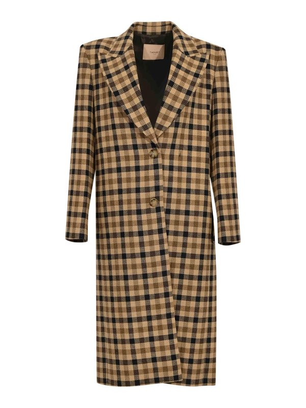 TWINSET: カジュアルトラウザー - カジュアルパンツ - 黒