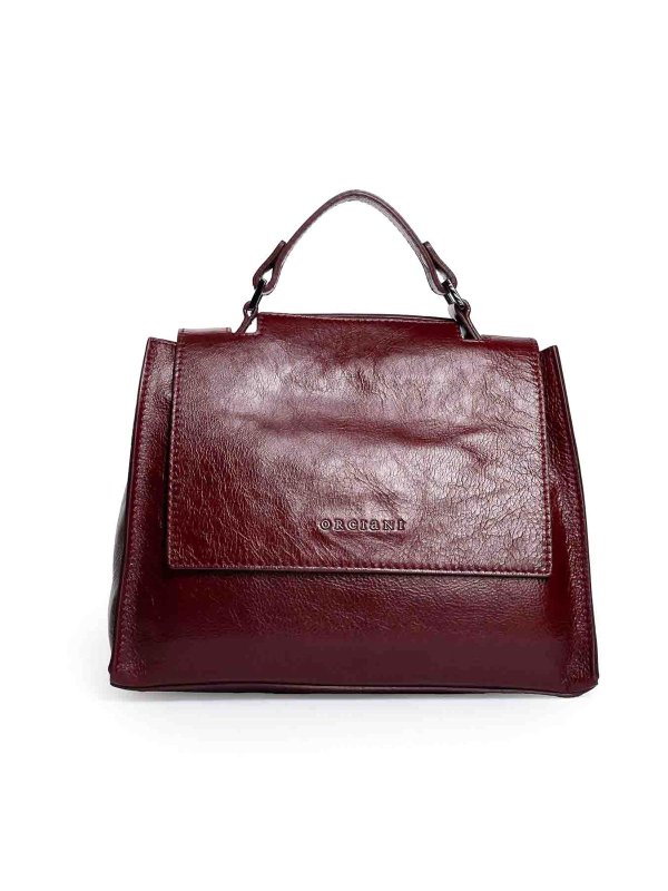 ORCIANI: shopper - Sveva Gotham Small Wit in pelle