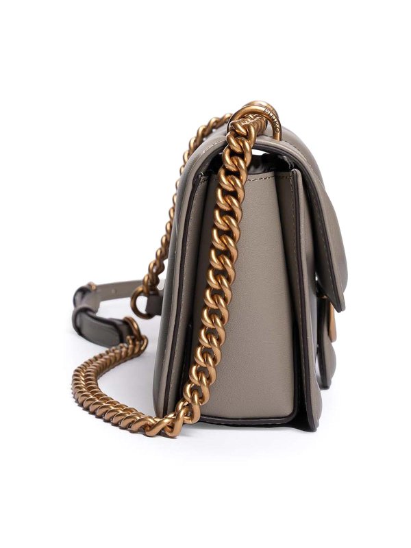 Pinko: shopper online - Adoro una mini borsa in pelle chiara