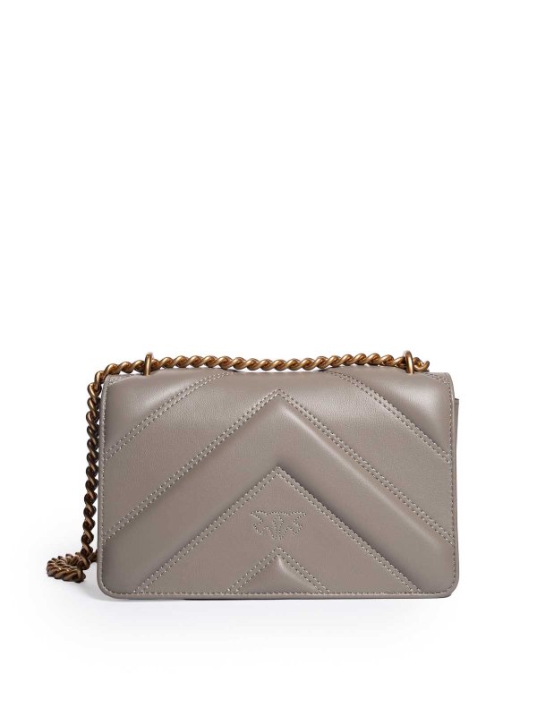 The Best Shops Pinko: shopper - Adoro una mini borsa in pelle chiara