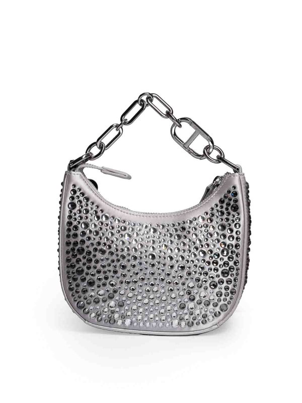 The Best Shops TWINSET: Sacs à main - Sac Cabas - Argent