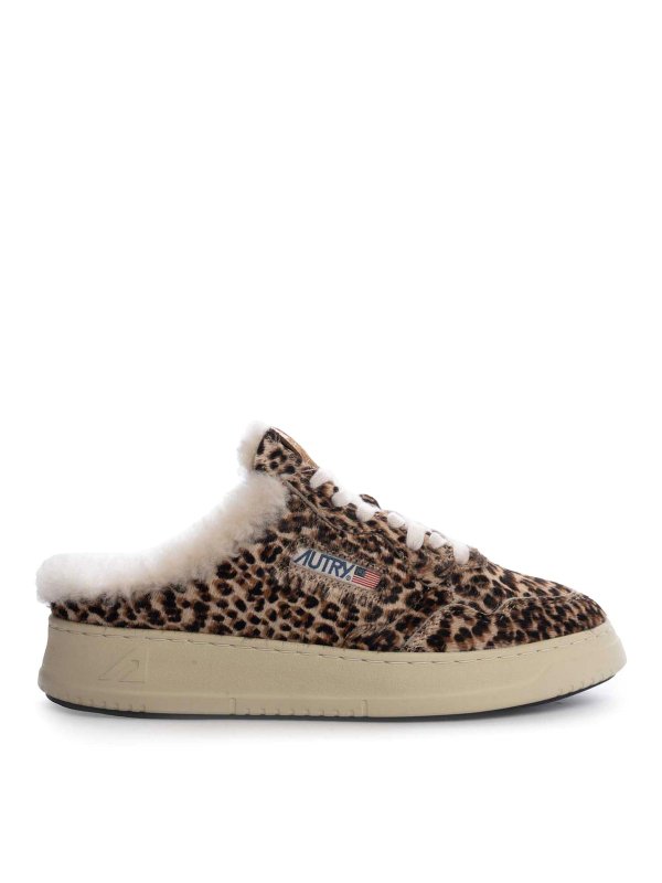 AUTRY: Zapatos chinelas - Chinelas - Estampado Animalier