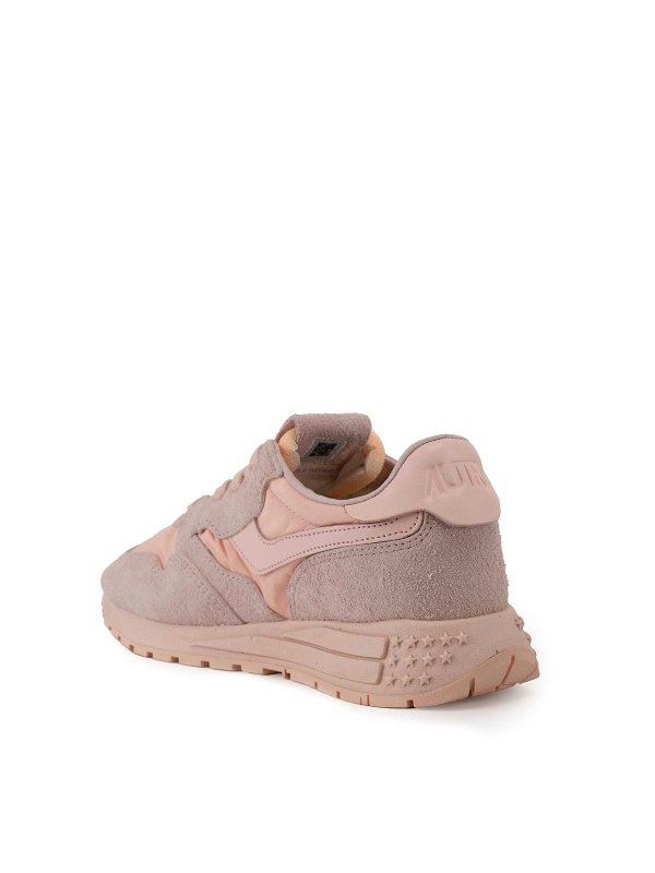 AUTRY: trainers online - Reelwind Low Sneakers In Nylon And Suede