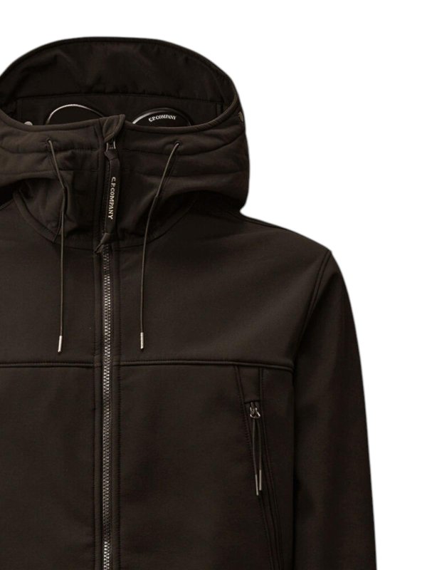 C.P. COMPANY: knee length coats online - Black jacket