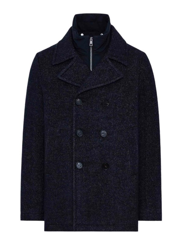 DUNO: Abrigos semilargos - Abrigo Midi - Azul