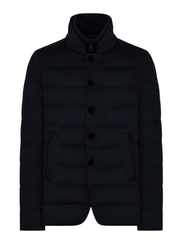 DUNO: Lange Daunenmäntel - Daunenmantel - Blau