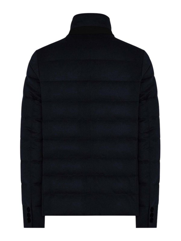 The Best Shops DUNO: Lange Daunenmäntel - Daunenmantel - Blau