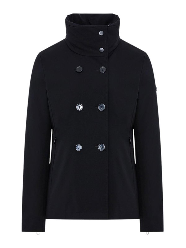 DUNO: knee length coats - Black jacket