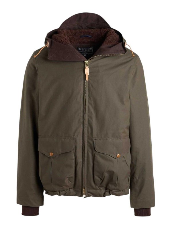 MANIFATTURA CECCARELLI: knee length coats - Brown jacket