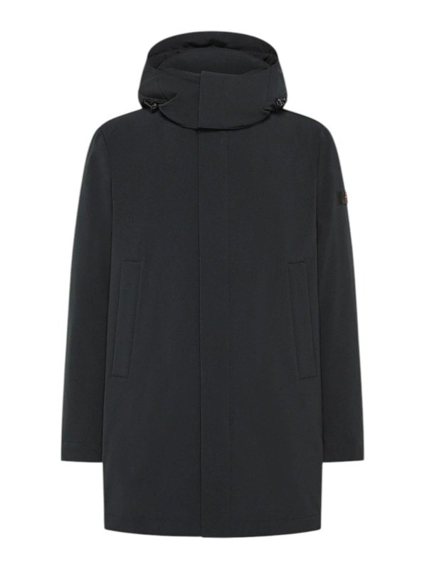PEUTEREY: knee length coats - Blue jacket