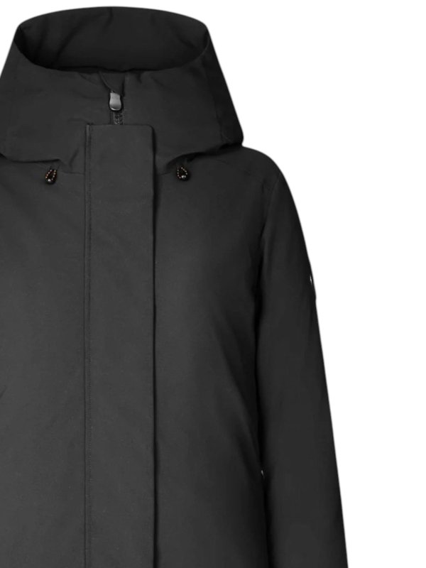 Save The Duck: knee length coats online - Black jacket