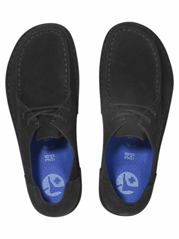 Black low shoes shop online: BIRKENSTOCK