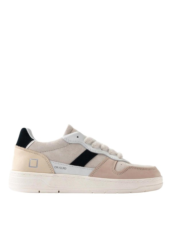 D.A.T.E.: Chaussures de sport - Baskets - Beige D.A.T.E.: Chaussures de sport - Baskets - Beige
