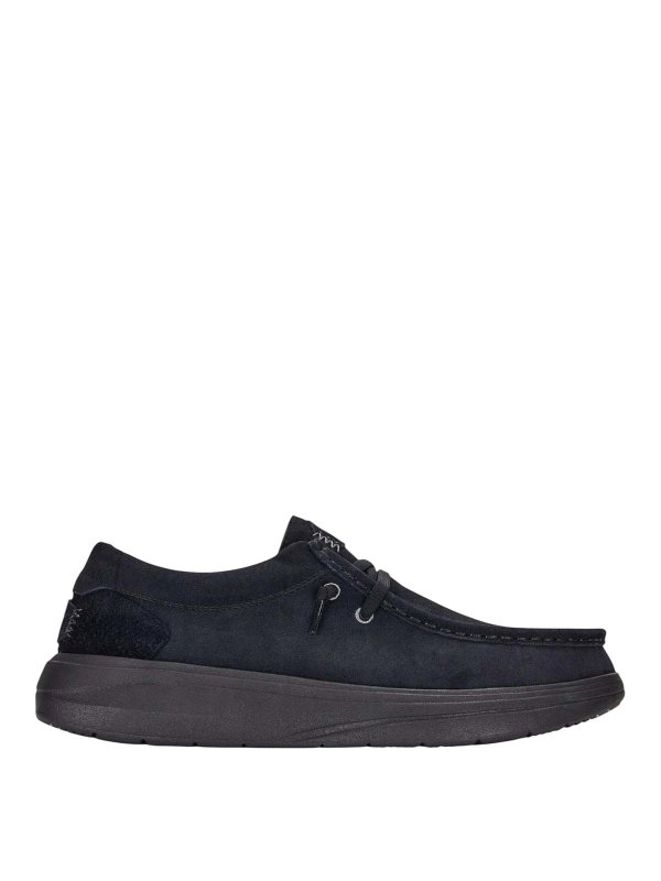 HEY DUDE: flat shoes - Black low shoes HEY DUDE: flat shoes - Black low shoes
