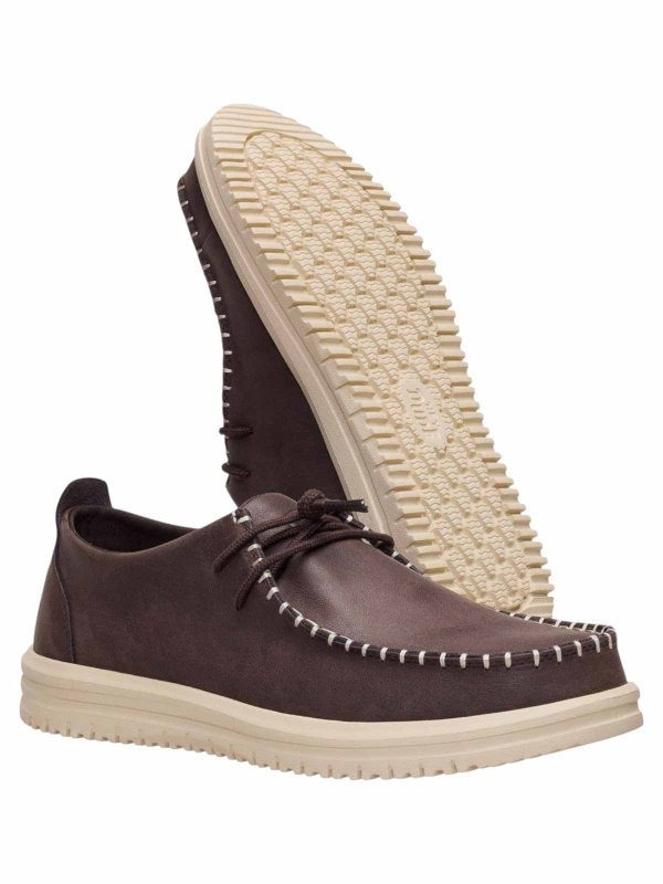 The Best Shops HEY DUDE: Loafers & Slippers - Low brown shoes