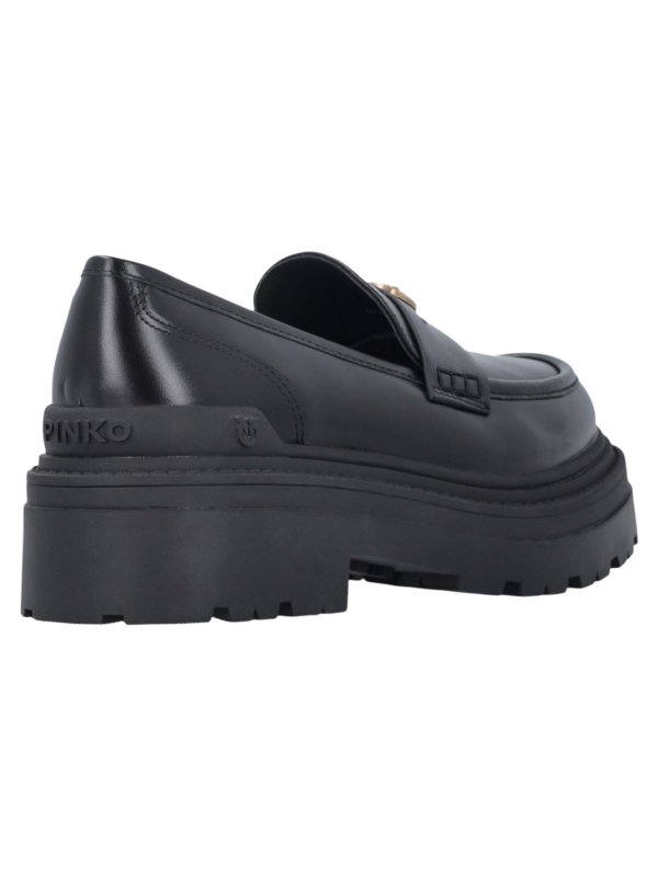 The Best Shops Pinko: Loafers & Slippers - Black low shoes