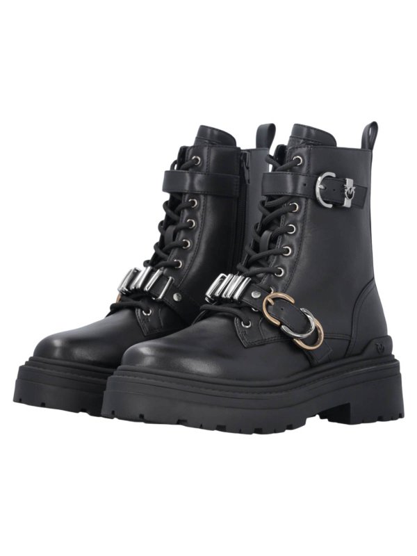 Black boots shop online: Pinko