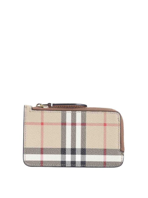 BURBERRY: 財布＆ポーチ - 財布 - ブラウン