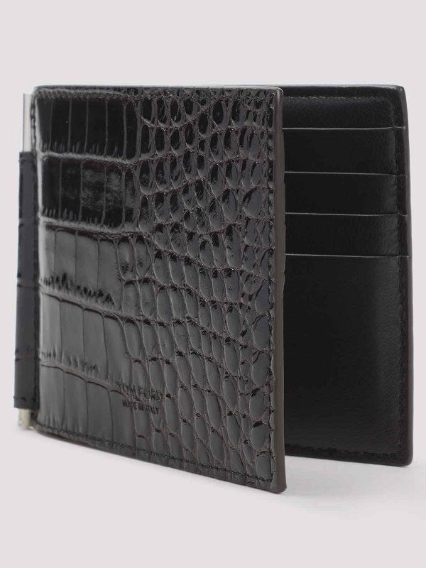 財布 - ブラウン shop online: TOM FORD