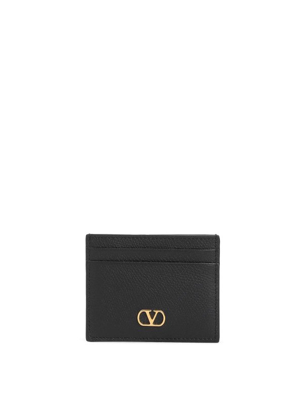 VALENTINO GARAVANI: portafogli - Valenitno Garavani Signature V-Logo Card Case