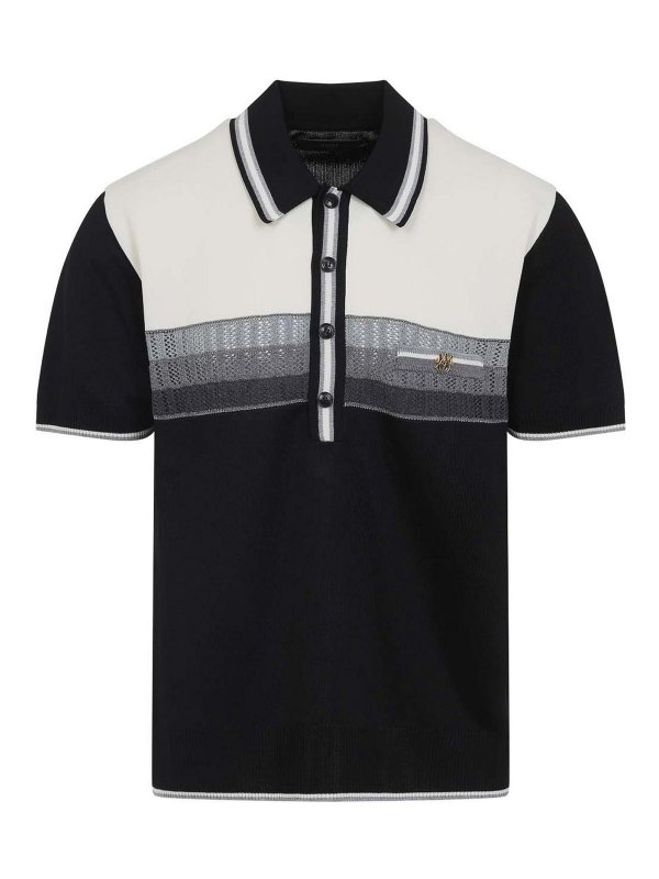 AMIRI: polo shirts - But Striped Polo