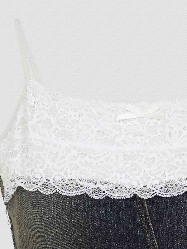 トップ/タンクトップ - ダークブルー shop online: BALENCIAGA