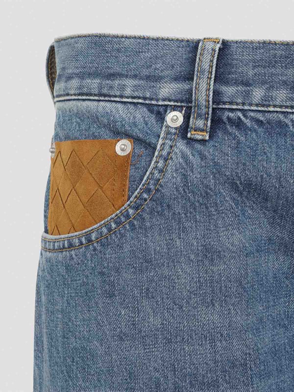 The Best Shops BOTTEGA VENETA: Jeans Rectos - Vaqueros Rectos - Lavado Oscuro