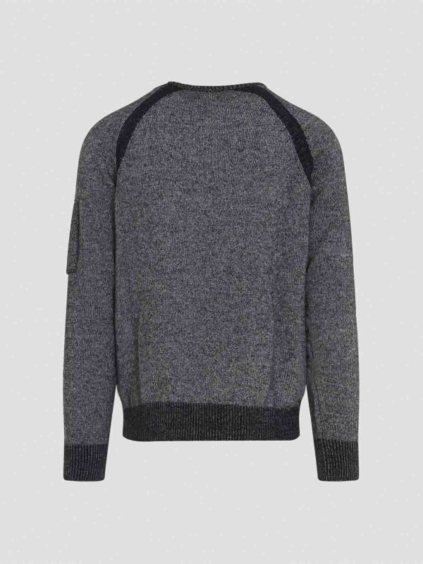 C.P. COMPANY: Pull col rond online - Pull Col Rond - Gris Foncé