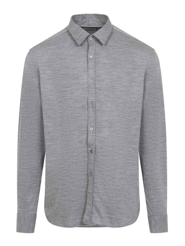 CANALI: Hemden - Hemd - Grau