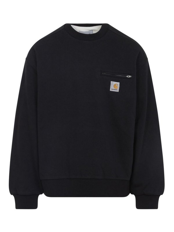 CARHARTT: スウェット＆セーター - スウェットシャツ/セーター - 黒