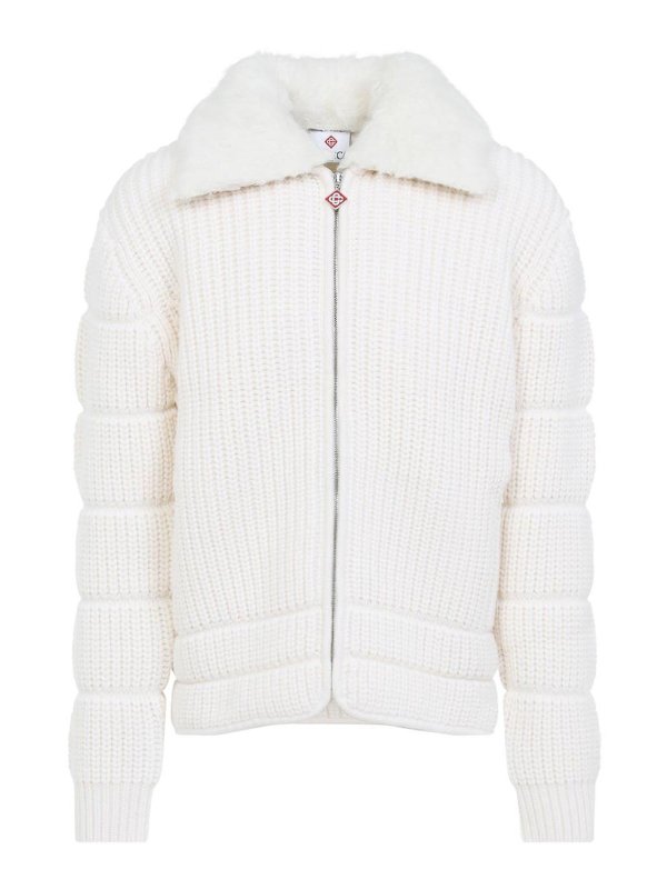 CASABLANCA: ダウン・ハイテクジャケット - ダウンジャケット - 白