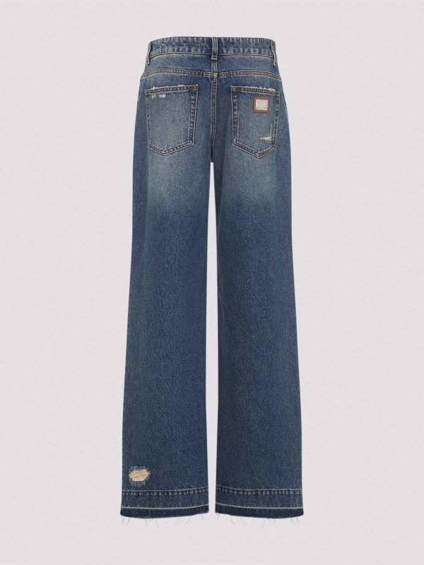 DOLCE & GABBANA: ストレートジーンズ online - ストレートジーンズ - デニム