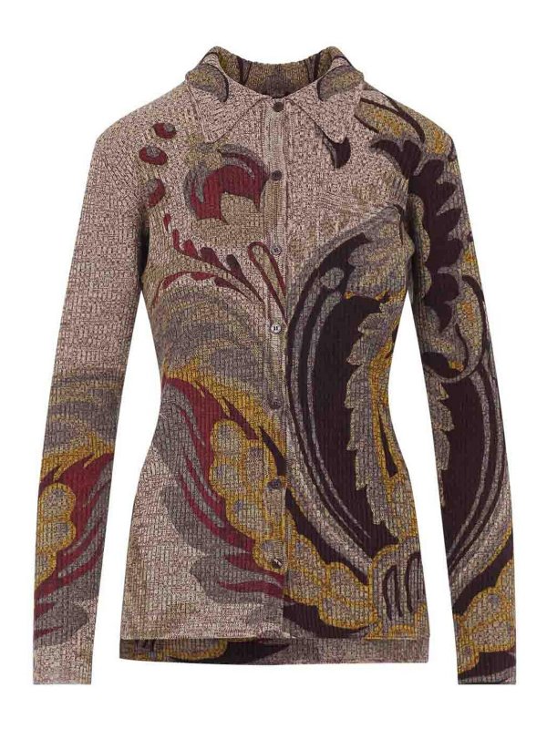 ETRO: トップス＆タンクトップ - トップ/タンクトップ - ブルー