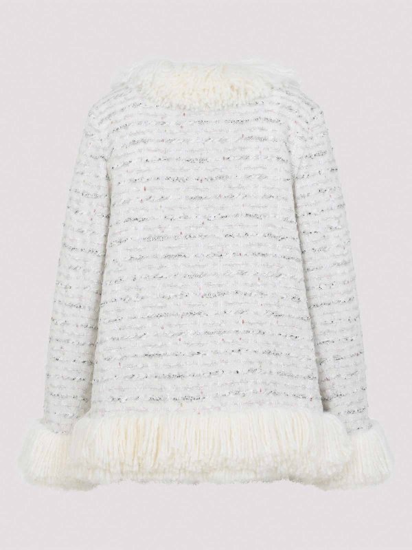 Giambattista Valli: ニーレングスコート online - 膝丈コート - 白