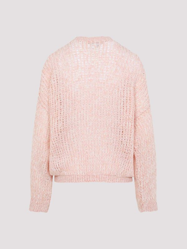 Giambattista Valli: Suéteres con cuello pico online - Suéter Cuello Redondo - Rosado