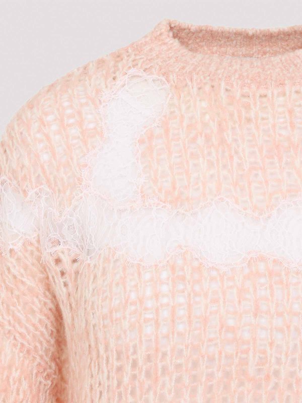 The Best Shops Giambattista Valli: Suéteres con cuello pico - Suéter Cuello Redondo - Rosado