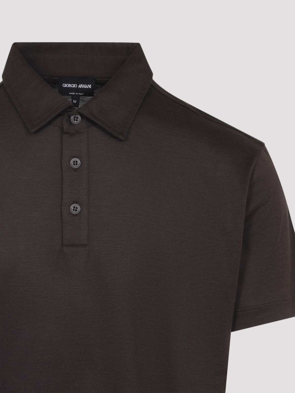 The Best Shops GIORGIO ARMANI: polo - Polo di seta e cotone