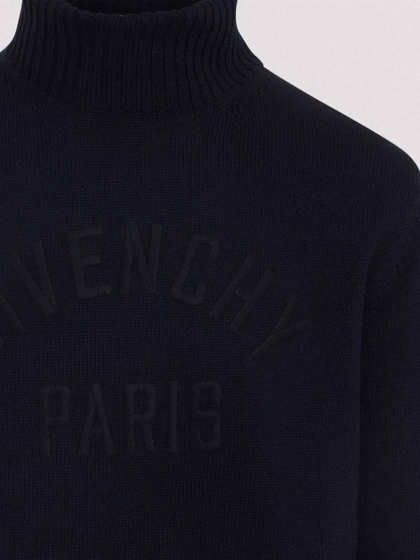 Rundhalspullover - Blau shop online: GIVENCHY