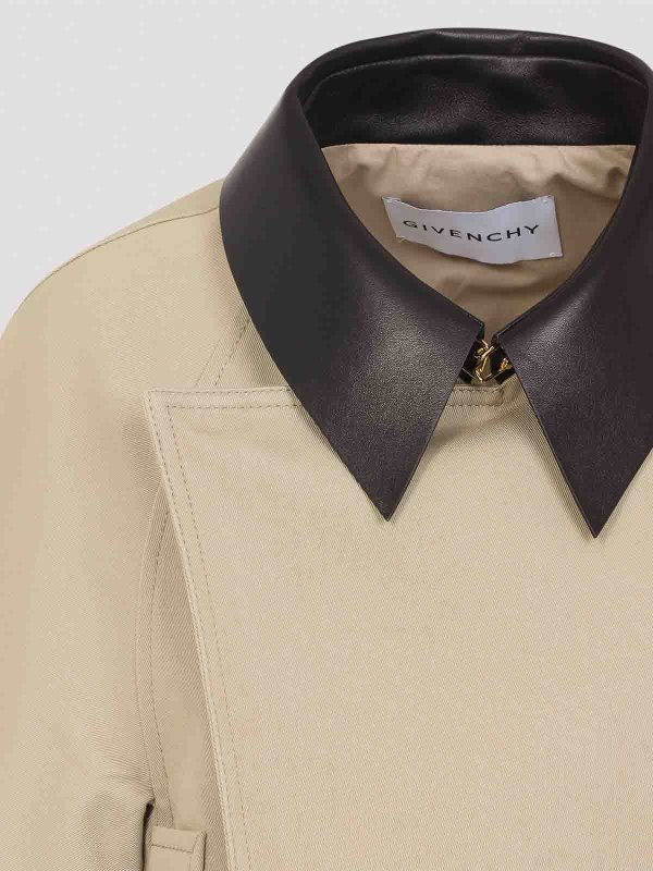 ショートコート - ベージュ shop online: GIVENCHY